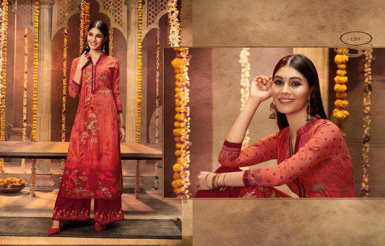 Chambor Vol-7 Kajree Rayon Palazzo Embroidery Kurti Chambor Vol-7 Kajree Rayon Palazzo Embroidery Kurti